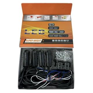 پروژکتور کتابی چهار عددی مدل U-40 همراه با کیت وایرلس (دو رنگ سفید- زرد )